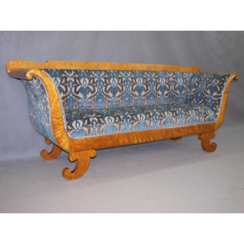 Kanapa sofa Biedermeier XIXw - brzoza a487