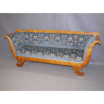 Kanapa sofa Biedermeier XIXw - brzoza a487