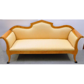 Kanapa sofa w stylu empirowym XIXw brzoza nr f359