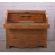 Sekretera cylindryczna Biedermeier XIXw jesion Nr L161